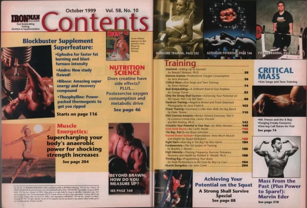 Ironman Magazine 101999 WWE Diva Torrie Wilson Bev Francis Bethany Bryan - Image 7