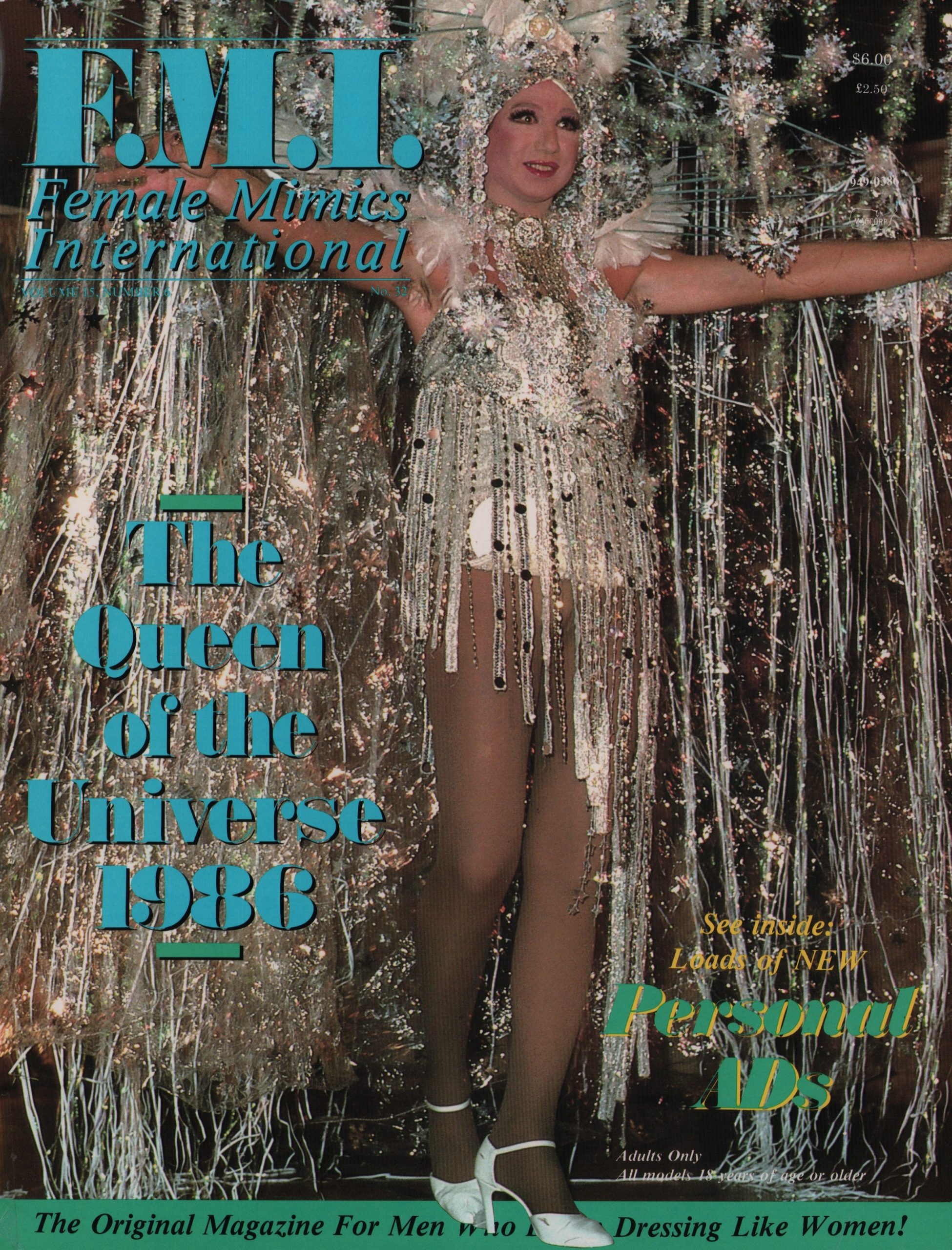 Female Mimics International #32 Magazine Transgender TV TS OOP Rare