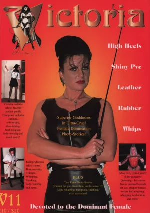 Victoria #11 Magazine Femdom Dominatrix slave fantasy
