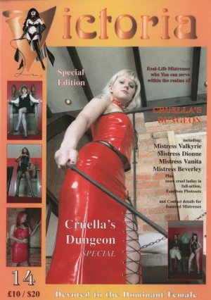 Victoria #14 Magazine Femdom Dominatrix slave fantasy