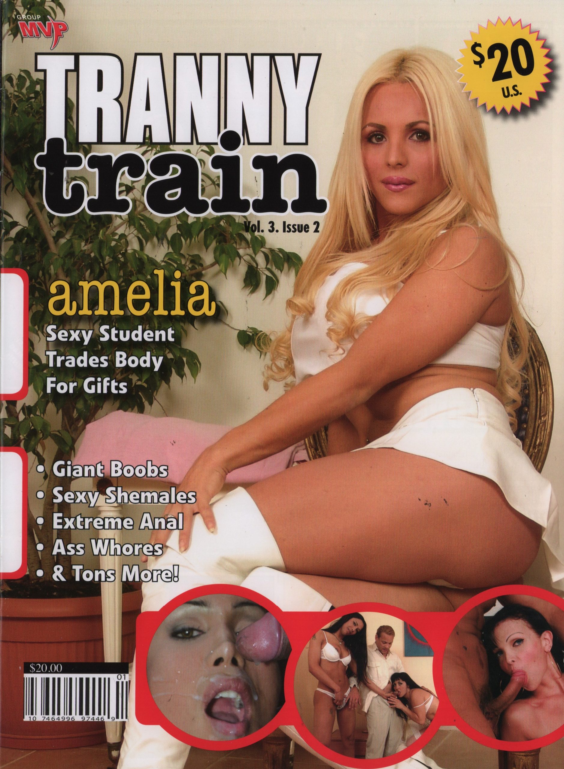 Tranny Train volume 3 #2 Magazine Transgender TV TS Rare