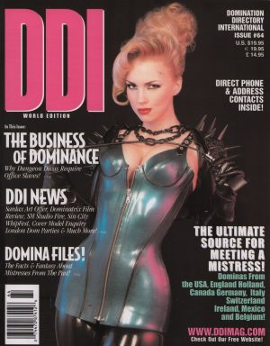DDI #64 Magazine Gothic Fashion Art & Culture Dominatrix style