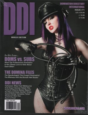DDI #71 Magazine Gothic Fashion Art & Culture Dominatrix style