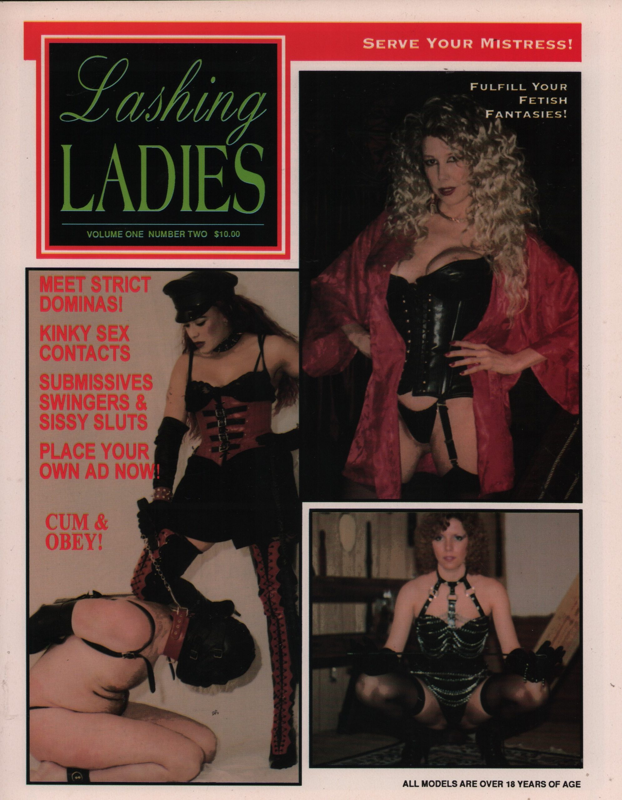 Lashing Ladies Vol.1 #2 Magazine Dominatrix Fantasy Mint