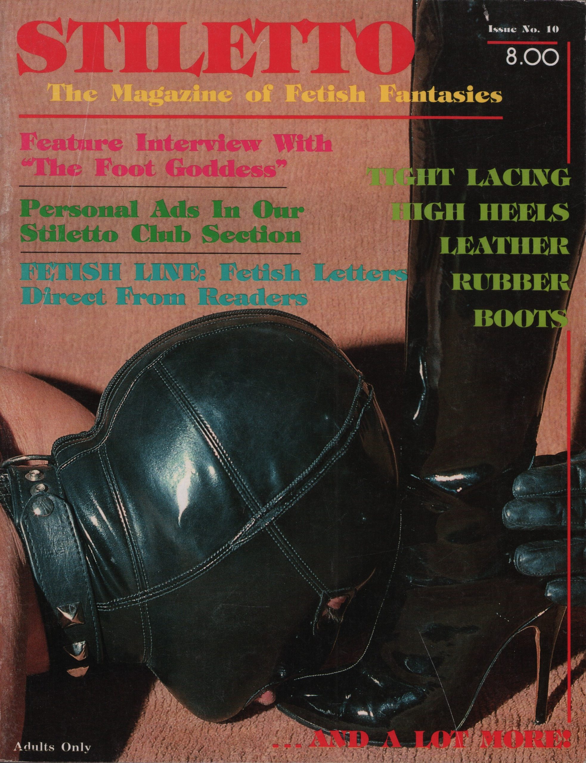 Stiletto #10 Magazine Femdom Foot Fetish Riding Girls Fantasy Rare